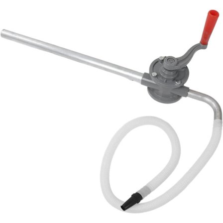 Tromlepumpe, aluminium tromlepumpe, manuel væskeoverførsel, roterende håndpumpe, olie- og benzintromlepumpe, håndsving til brændstof, diesel og 