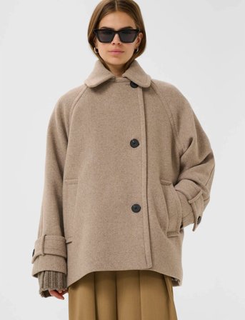 InWear Thoraiw Minona Coat R - Beige - 42