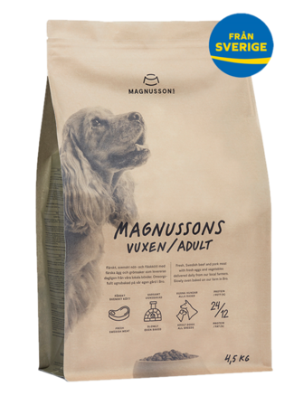 Magnussons - Voksen - 4,5 kg - Hund - Hundefôr & hundemat - Tørrfôr for hund - ZOO.no