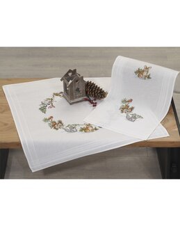 Broderikit Skogens djur - Duk - Duftin