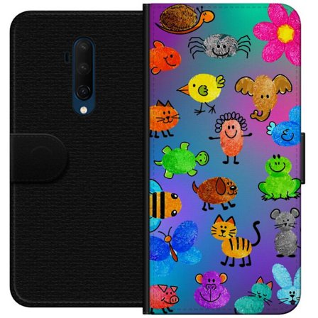 Yhteensopiva Lompakkokotelo OnePlus 7T Pro Little Scribble Friends