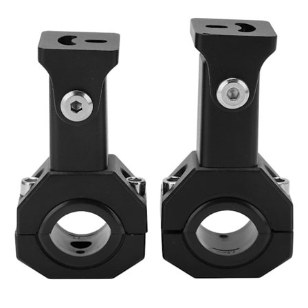 2 stk Spotlight monteringsbrakett M5 åpning 18mm-30mm justerbar lyskasterholder for Motocross Off Road ATV UTV