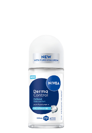 NIVEA Antiperspirant Deo Derma Control Defend Roll On 50 ml Dam