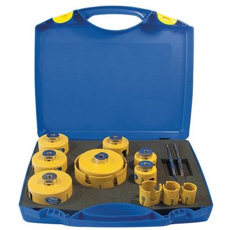 Pro-fit 351090835133 Hålsågsats 13 delar, Borra & mejsla