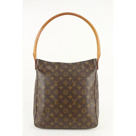 Louis Vuitton Vintage, Pre-owned Canvas louis-vuitton-bags Bruin, unisex, Maat:ONE Size
