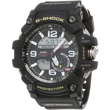 Casio, Casio - MAN - GG -1000-1Aer - G -Shock Zwart, Heren, Maat:ONE Size