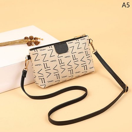 Crossbody-väskor för kvinnor New Trend Shoulder Leather Small Coin
