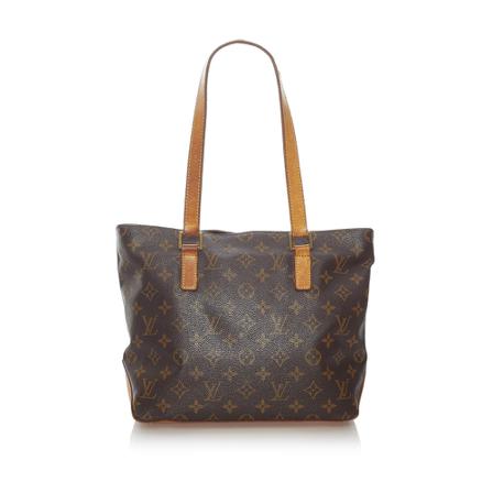 Louis Vuitton Vintage, Pre-owned Cabas Piano Monogram Tote Bag Bruin, Dames, Maat:ONE Size,Canvas