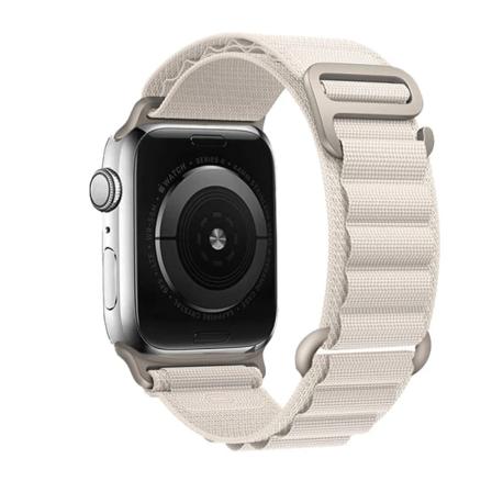 Alpin loop for Apple Watch band 49mm 44mm 40mm 45mm 41mm 42mm 38mm 49 44 45 mm armband iWatch series 7 6 3 se 8 Ultra 49 band starligh starlight 42 44