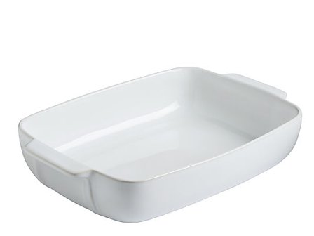 PYREX Fat Signature 35x25cm Hvit Keramikk