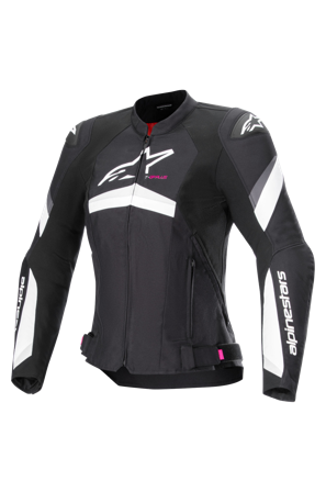 Chaqueta de Moto Mujer Alpinestars Stella T-GP Plus R V4 Negro/Blanco XL