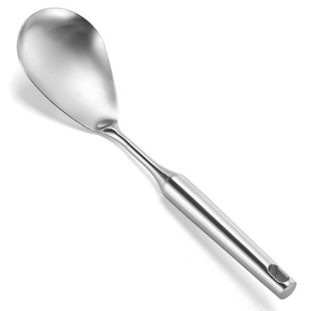 Non-stick risspatel Långhanterad hussked matlagningssked