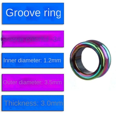 Fiskestang Wire Ring Fiskesnøreguide 3DAZZLE-20STK