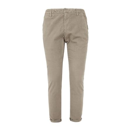 Dondup, Velvet Gaubert Trouser Beige, Heren, Maat:W36