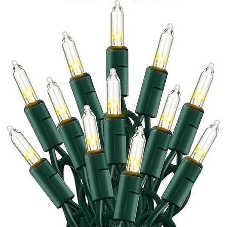 Jule Mini Lys Kæde, 50 LED Lysende Fe Lys Med UL Certificering