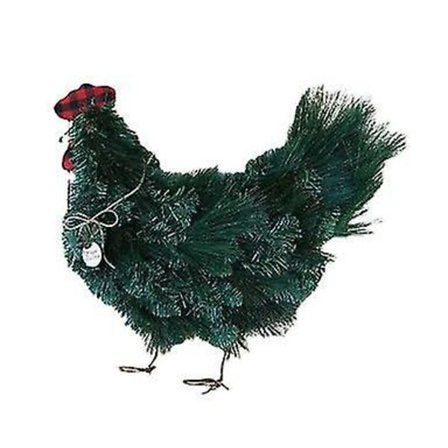 Säsongs- & Högtidsdekorationer Tuppkrans 28 cm Konstgjord Gren Lövkrans Ytterdörr, Säsongsbetonad Handgjord Krans Väggdörr Hängande Jul W