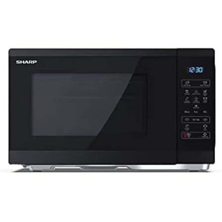 Fyra Mikrovågsugnar - SHARP - YC-MS252AE-B - 25 Liter - 900 W - Digital - Svart
