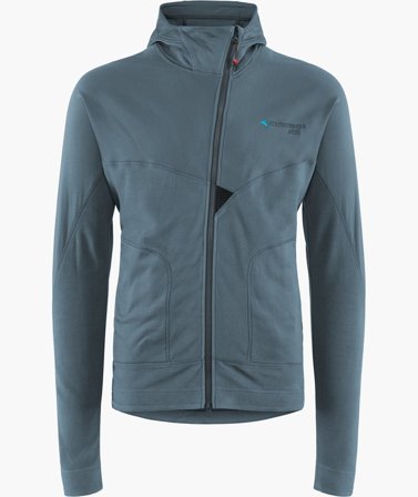 Klättermusen Sigyn Hooded Zip Men's - Thistle Blue - XXL