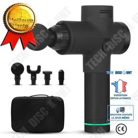 TD Muskelmassagepistol Massageapparat Sportterapi Kroppsavslappning Vibrador Smärtlindring Massamaskin