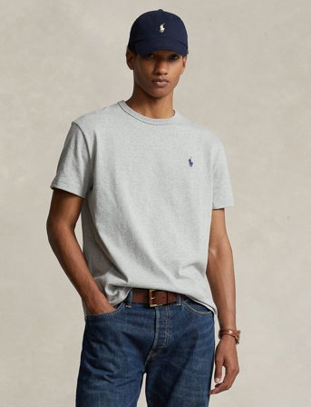 Polo Ralph Lauren Classic Fit Heavyweight Jersey T-Shirt - Grey - XXL
