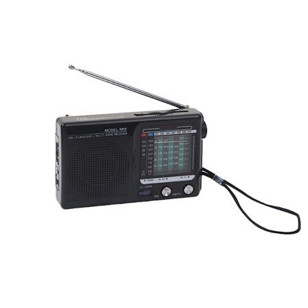 Multifunktionell Nödsituation Väderöverlevnadsradio med SOS-larm och 3A-batteri