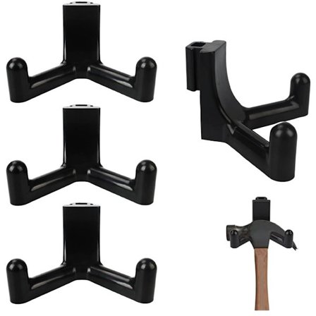 Værktøjskroge - 5 stk. - Værktøjskrog - Vægkrog - Redskabsskur Opbevaringskroge - Hængekroge - Vægkrog til haveredskaber - Haveredskab Hængesystem - 