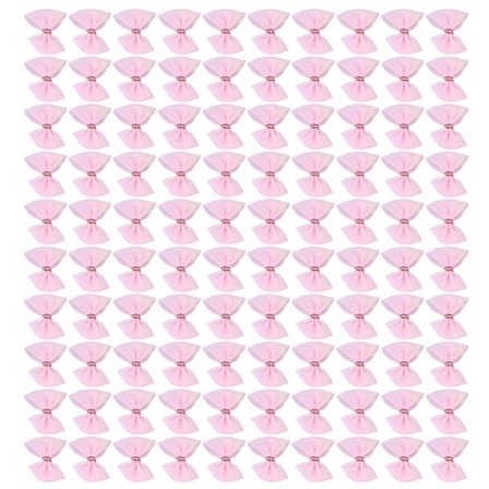 100 stk. Mini Sløjfer Pink Cute Look DIY Produktion Bånd Sommerfugle Slips til Hjem Dekoration DIY Håndværk Garland