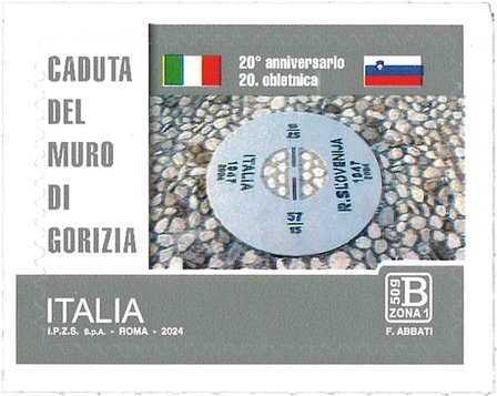 Italien - Ophævelsen af grænse kontrol - Postfrisk frimærke