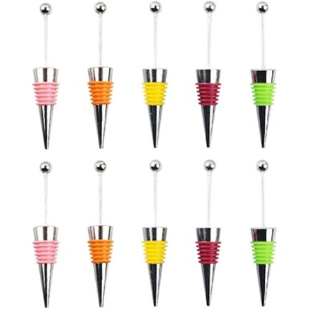 10 DIY Pärlade Vinförslutare för Fest, Bröllop, Bar etc., för att Hålla Vin och Champagne Tätt