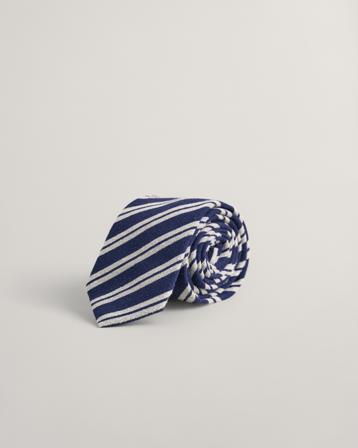 GANT Uomo - Cravatta Raw Silk in seta a righe - Taglia ONE SIZE - - Uomo - Accessories