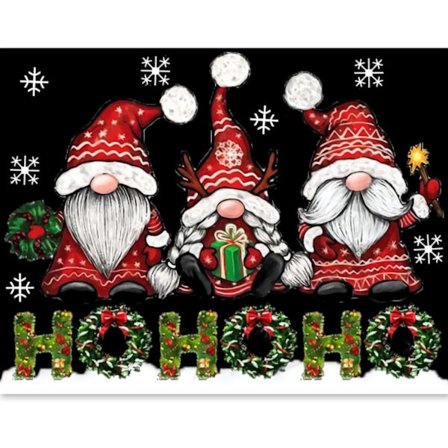 30 x 40 cm, Timanttimaalaus seinävaate Tonttu Timanttimaalaus Kirjonta Timanttimaalaus Kangas 5d Maalaus Lapsi Aikuinen Strassit Paljon Palapeli 