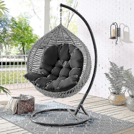 Trädgård Inomhus Hängande Ägg Gunga Hängmatta Stol Sits Tjock Dyn Kudde Kuddar (Inkluderar Endast Sittdyna) Raoliang