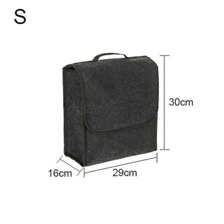 Bil Bagasje Organiser med Stropper Holdbar Sammenleggbar Oppbevaringspose Vanntett Deksel