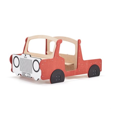 Legemøbel DRIVE, bil, rød