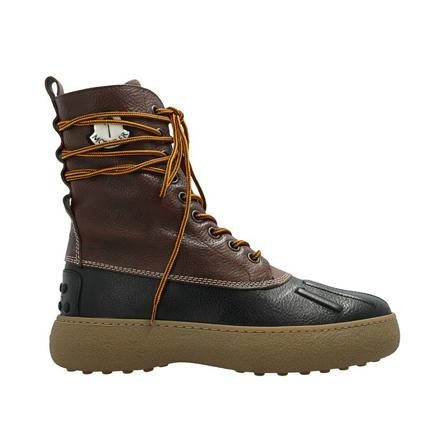 Moncler, Lace-up Boots Bruin, Heren, Maat:44 EU