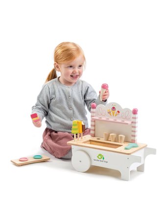 Tender Leaf Ice Cream Cart - Multi/patterned - ONE SIZE