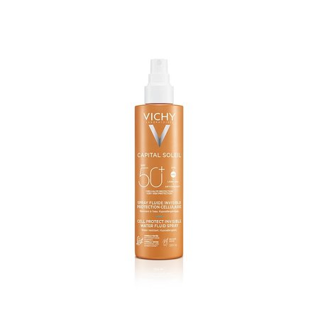 Vichy Capital Soleil Cell Protect Solspray SPF50+ 200 ml, Skincare, Solcreme, Solcreme Til Ansigtet