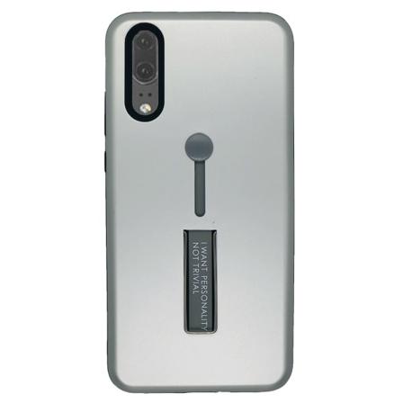 Huawei P20 - Beskyttende robust cover (KISSCASE) Silver