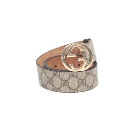 Gucci Vintage, Pre-owned Coated canvas belts Bruin, Dames, Maat:ONE Size