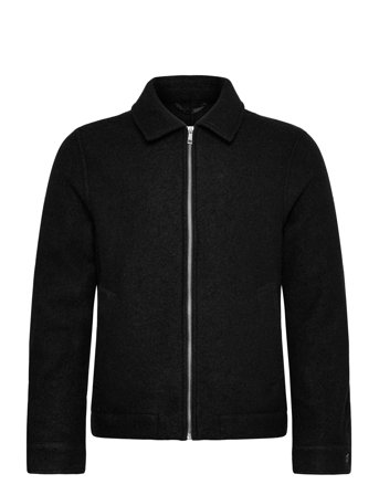 Lindbergh | Wool Blend Zip Through Overshirt | L