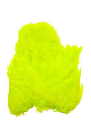 Whiting Rooster SH/C White dyed Fl. Yellow Chartreuse
