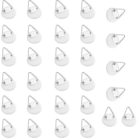 30 stk. selvklæbende krog til ophængning af billeder, selvklæbende krog til ophængning af billeder, væg