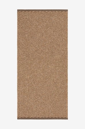 Horredsmattan - Gulvtæppe Mixed Signe - Brun - Bomulds- & kludetæpper - 70X300 - Fra Homeroom