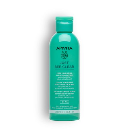 APIVITA Just Bee Clear Lozione Purificante Minimizza i Pori 200ml - Tonico viso