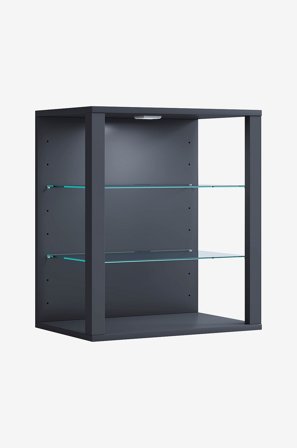 VCM - Vcm Vægskab Glasol Sw - Grå - Hylder - Fra Homeroom