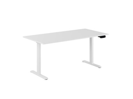Skrivbord Ergo 2-motorigt 160x80cm vit - Lyreco - Kontorsmöbler och inredning - Bord och hurtsar - Skrivbord - Höj/sänkbar
