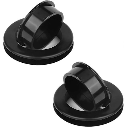 2 Set Silikon Paraplyhålsöverdrag Bord och Stopp Paraplyställ Parasoll Tillbehör (transparent) [DB]