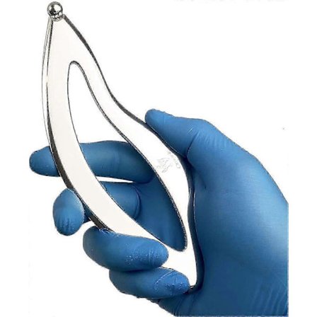 Fascia kniv Fitness fysioterapi muskel Løs Massager rustfrit stål skrabningsplade