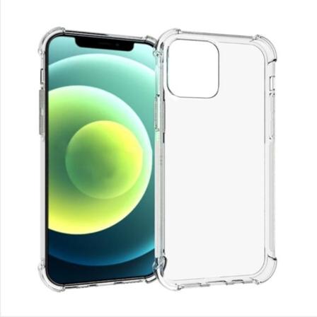 Anti-Slip TPU Skal för iPhone 13 Pro - Genomskinligt Transparent