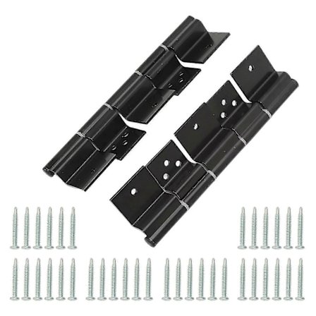 2 st RV Entrédörr Friktionsgångjärn Metall Smidig Funktion Hög Hållfasthet Svart Enkel Installation för Husvagn Husbil